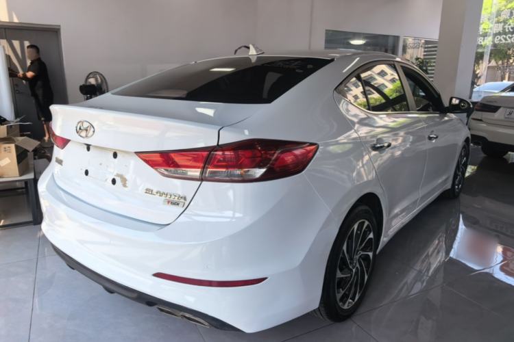 Used Hyundai Elantra (6th Generation / Lingdong) 2019 1.4T Dual-Clutch Xuan Dong · Dynamic Model Rear Right 45 Deg