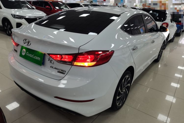 Used Hyundai Elantra (6th Generation / Lingdong) 2019 1.4T Dual-Clutch Xuan Dong · Dynamic Model Rear Right 45 Deg