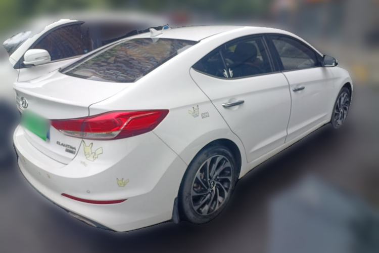 Used Hyundai Elantra (6th Generation / Lingdong) 2019 1.4T Dual-Clutch Xuan Dong · Flagship Model Rear Right 45 Deg