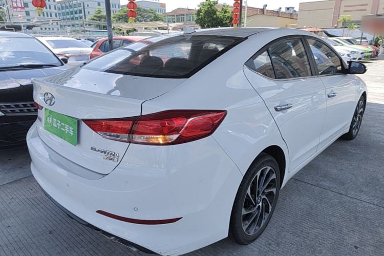 Used Hyundai Elantra (6th Generation / Lingdong) 2019 1.4T Dual-Clutch Xuan Dong · Dynamic Model Rear Right 45 Deg