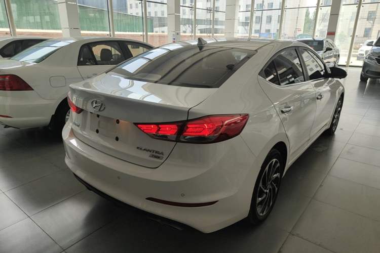 Used Hyundai Elantra (6th Generation / Lingdong) 2019 1.4T Dual-Clutch Xuan Dong · Dynamic Model Rear Right 45 Deg