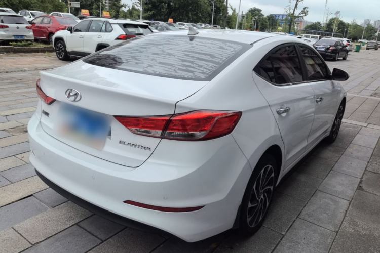 Used Hyundai Elantra (6th Generation / Lingdong) 2019 1.5L CVT ZhiXuan – Elite Version Rear Right 45 Deg