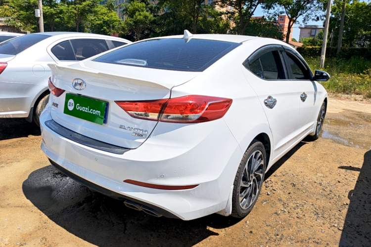 Used Hyundai Elantra (6th Generation / Lingdong) 2019 1.4T Dual-Clutch Xuan Dong · Dynamic Model Rear Right 45 Deg