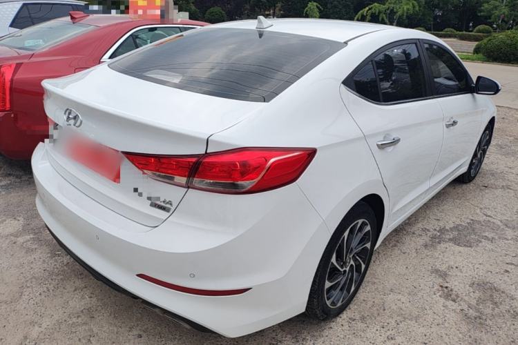 Used Hyundai Elantra (6th Generation / Lingdong) 2019 1.4T Dual-Clutch Xuan Dong · Dynamic Model Rear Right 45 Deg