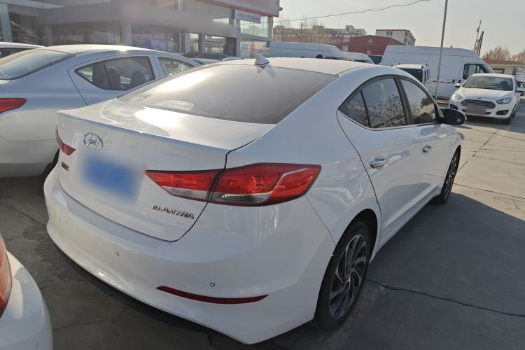 Used Hyundai Elantra (6th Generation / Lingdong) 2019 1.5L CVT ZhiXuan – Elite Version Rear Right 45 Deg