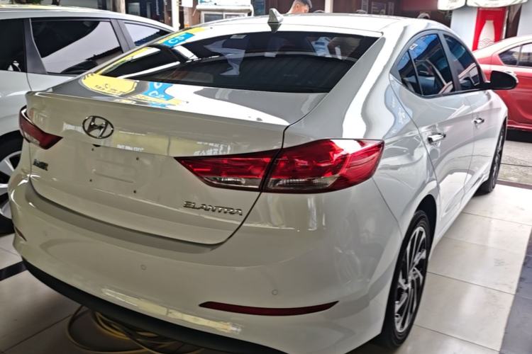 Used Hyundai Elantra (6th Generation / Lingdong) 2019 1.5L CVT ZhiXuan – Elite Version Rear Right 45 Deg