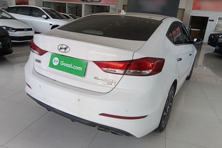 Used Hyundai Elantra (6th Generation / Lingdong) 2019 1.4T Dual-Clutch Xuan Dong · Dynamic Model Rear Right 45 Deg