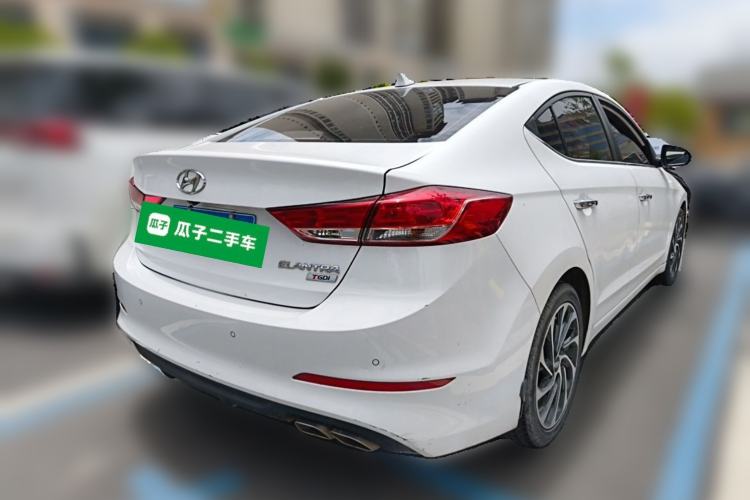 Used Hyundai Elantra (6th Generation / Lingdong) 2019 1.4T Dual-Clutch Xuan Dong · Dynamic Model Rear Right 45 Deg