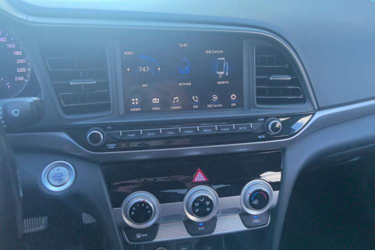 Used Hyundai Elantra (6th Generation / Lingdong) 2020 1.5L CVT Smart & Stylish – Elite Version Audio And AC Panel