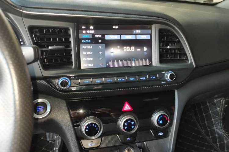 Used Hyundai Elantra (6th Generation / Lingdong) 2020 1.4T Dual-Clutch Xuan Dong · Dynamic Version Audio And AC Panel