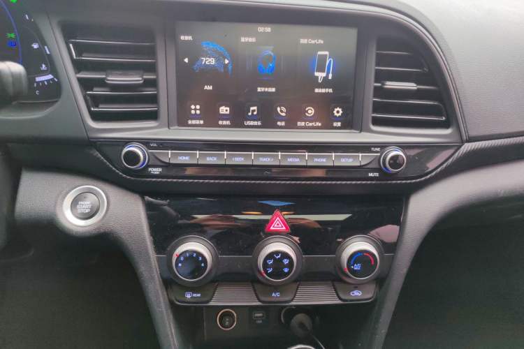 Used Hyundai Elantra (6th Generation / Lingdong) 2020 1.4T Dual-Clutch Xuan Dong · Dynamic Version Audio And AC Panel