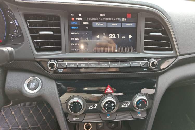 Used Hyundai Elantra (6th Generation / Lingdong) 2020 1.4T Dual-Clutch Xuan Dong · Dynamic Version Audio And AC Panel