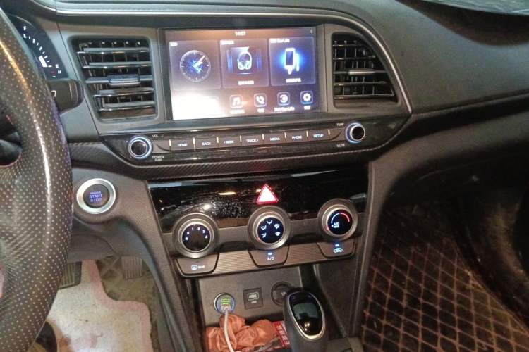 Used Hyundai Elantra (6th Generation / Lingdong) 2020 1.4T Dual-Clutch Xuan Dong · Dynamic Version Audio And AC Panel