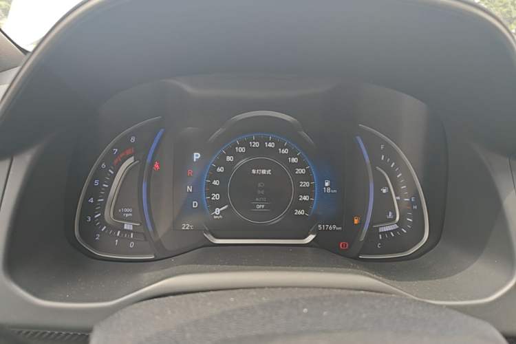 Used Hyundai Elantra (6th Generation / Lingdong) 2020 1.4T Dual-Clutch Xuan Dong · Dynamic Version Instrument Cluster