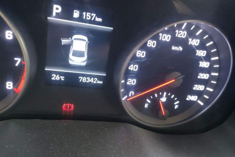 Used Hyundai Elantra (6th Generation / Lingdong) 2020 1.5L CVT Smart & Luxurious Trim Odometer Close Up