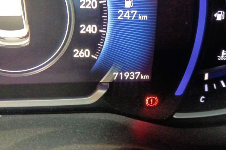 Used Hyundai Elantra (6th Generation / Lingdong) 2020 1.4T Dual-Clutch Xuan Dong · Dynamic Version Odometer Close Up