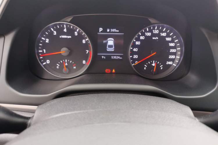 Used Hyundai Elantra (6th Generation / Lingdong) 2020 1.5L CVT Smart & Stylish – Elite Version Odometer Close Up