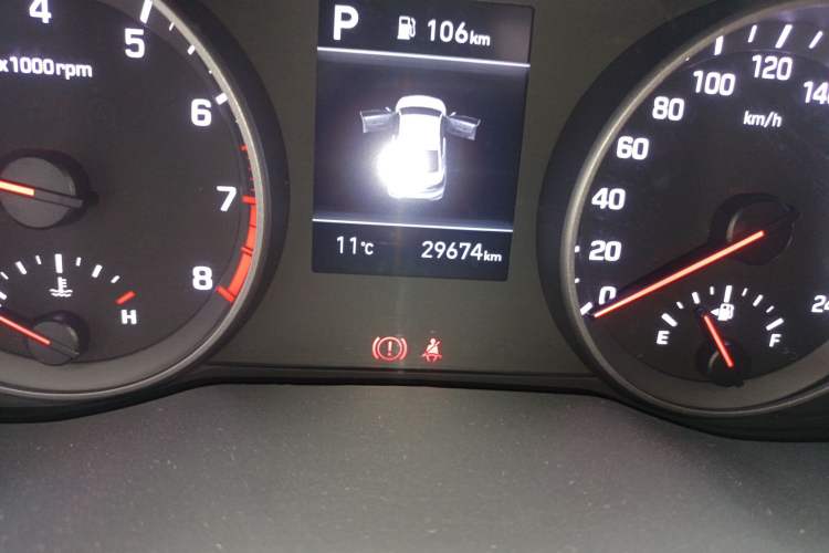 Used Hyundai Elantra (6th Generation / Lingdong) 2020 1.5L CVT Smart & Stylish – Elite Version Odometer Close Up
