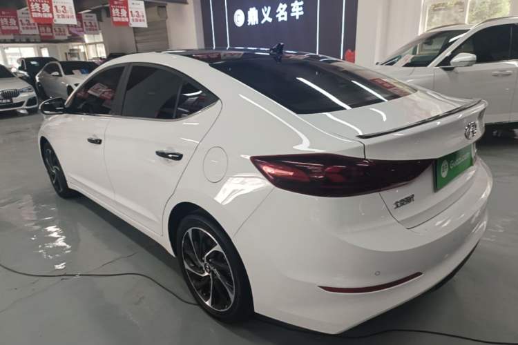 Used Hyundai Elantra (6th Generation / Lingdong) 2020 1.4T Dual-Clutch Xuan Dong · Dynamic Version Rear Left 45 Deg