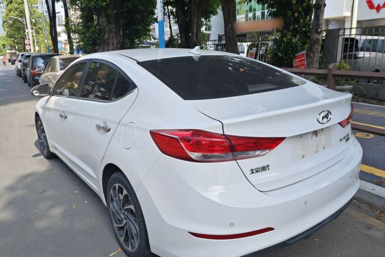 Used Hyundai Elantra (6th Generation / Lingdong) 2020 1.4T Dual-Clutch Xuan Dong · Dynamic Version Rear Left 45 Deg