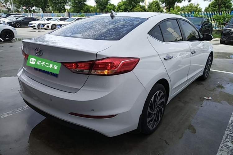Used Hyundai Elantra (6th Generation / Lingdong) 2020 1.5L CVT Smart & Stylish – Elite Version Rear Right 45 Deg