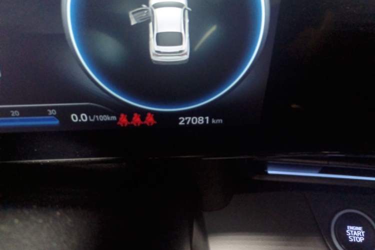 Used Hyundai Elantra N 2023 2.0T Sport Package Edition Odometer Close Up