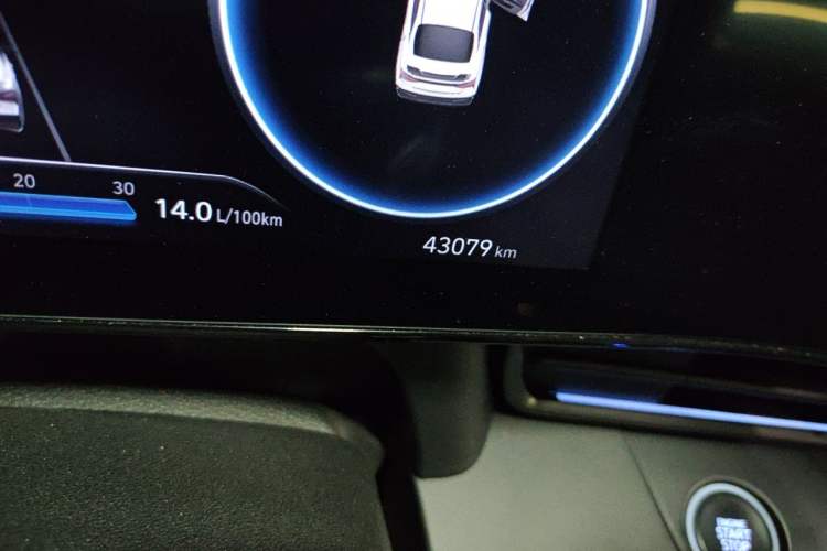 Used Hyundai Elantra N 2025 2.0T N Odometer Close Up