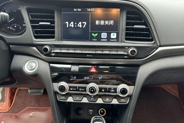 Used Hyundai Elantra PHEV 2019 1.6L PHX Le Xing Edition Audio And AC Panel