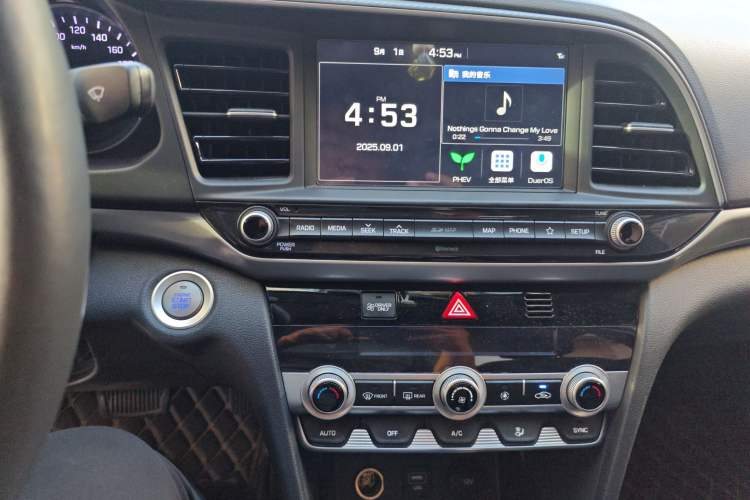 Used Hyundai Elantra PHEV 2019 1.6L PHX Le Xing Edition Audio And AC Panel