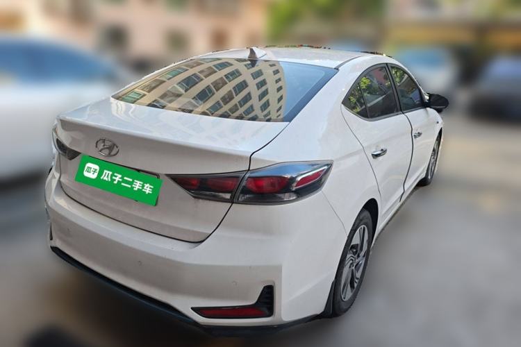 Used Hyundai Elantra PHEV 2019 1.6L PHX Le Xing Edition Rear Right 45 Deg