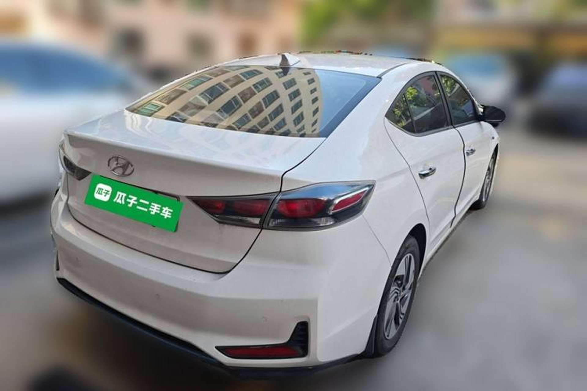 Used Hyundai Elantra PHEV 2019 1.6L PHX Le Xing Edition Rear Right 45 Deg