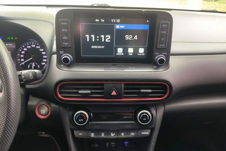 Used Hyundai ENCINO 2018 1.6T Dual-Clutch ZhiPao Edition China V Standard Audio And AC Panel