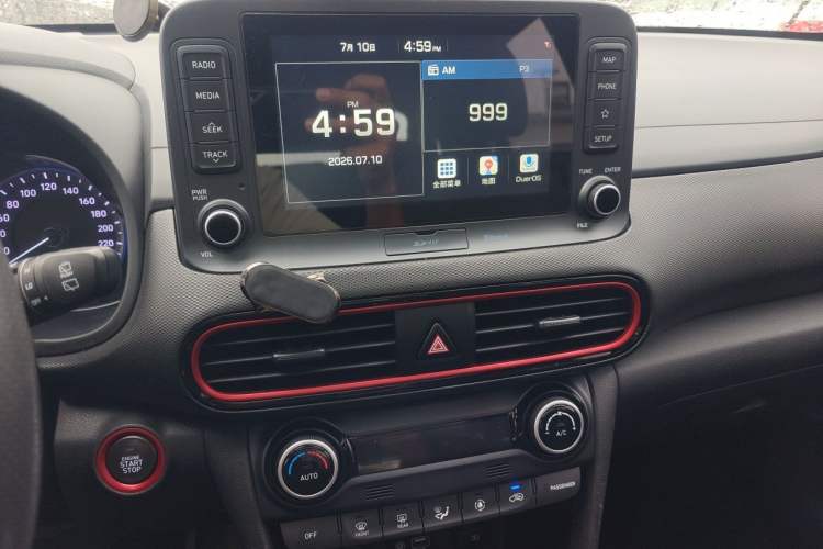 Used Hyundai ENCINO 2018 1.6T Dual-Clutch ZhiPao Edition China V Standard Audio And AC Panel