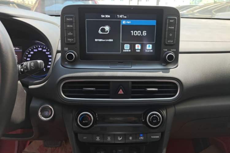 Used Hyundai ENCINO 2018 1.6T Dual-Clutch Zhilian Edition China V Standard Audio And AC Panel