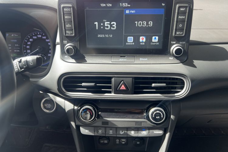 Used Hyundai ENCINO 2018 1.6T Dual-Clutch Zhilian Edition China V Standard Audio And AC Panel