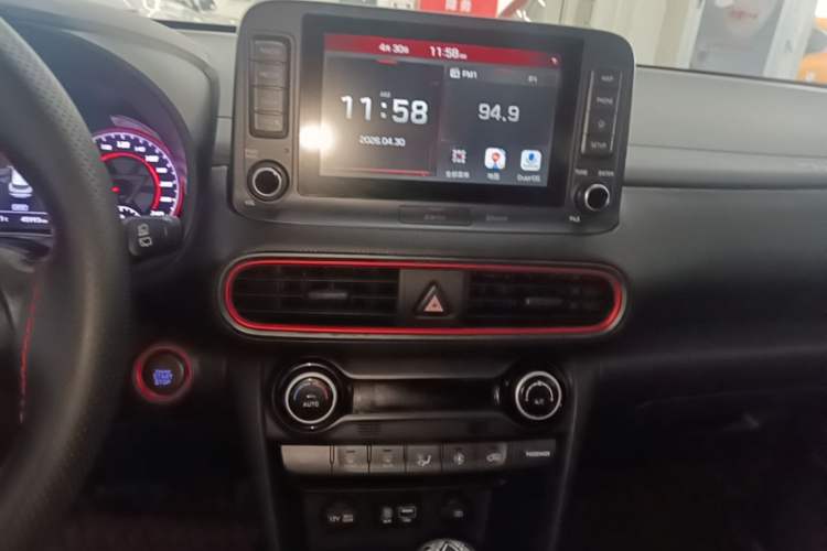 Used Hyundai ENCINO 2019 1.6T Iron Man Edition Audio And AC Panel