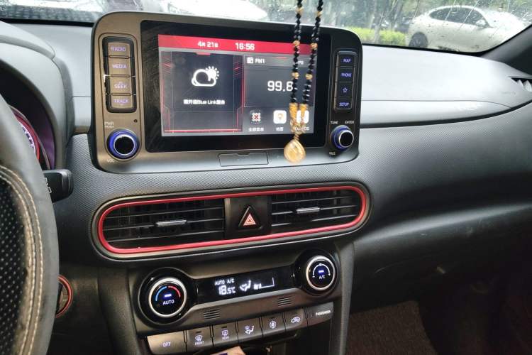 Used Hyundai ENCINO 2019 1.6T Iron Man Edition Audio And AC Panel