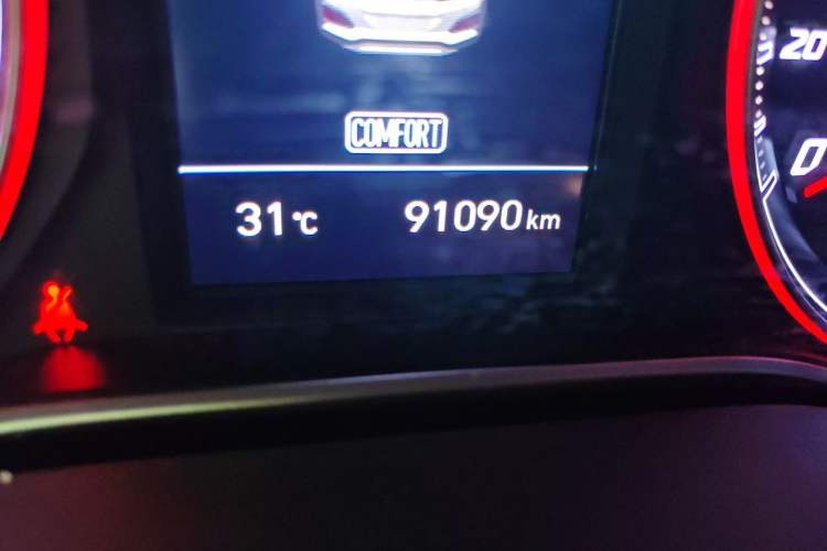 Used Hyundai ENCINO 2019 1.6T Iron Man Edition Odometer Close Up