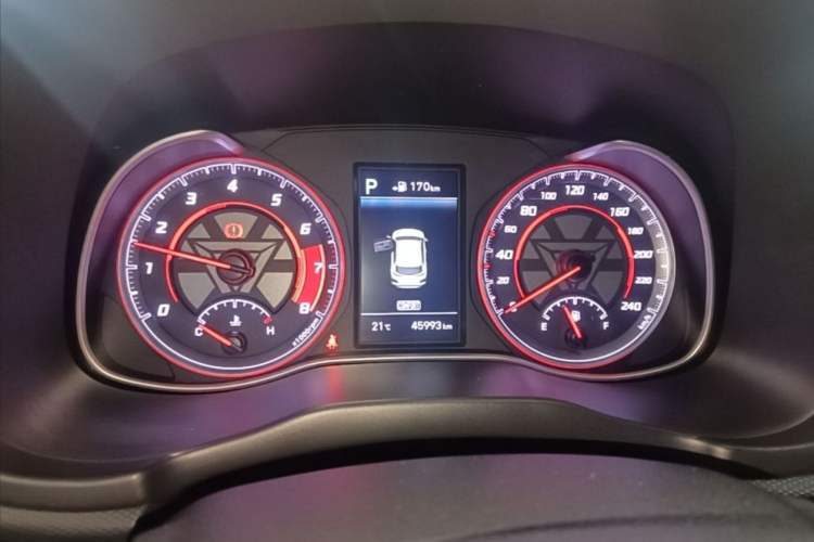 Used Hyundai ENCINO 2019 1.6T Iron Man Edition Odometer Close Up