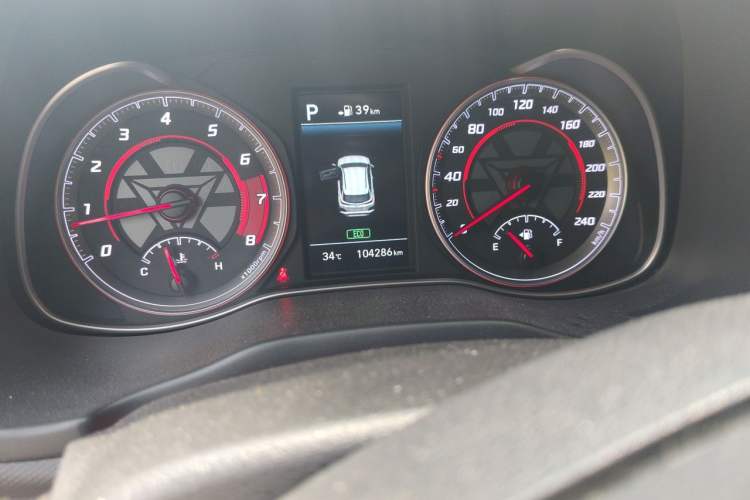 Used Hyundai ENCINO 2019 1.6T Iron Man Edition Odometer Close Up