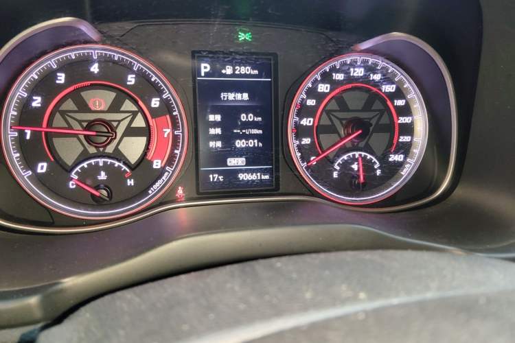Used Hyundai ENCINO 2019 1.6T Iron Man Edition Odometer Close Up