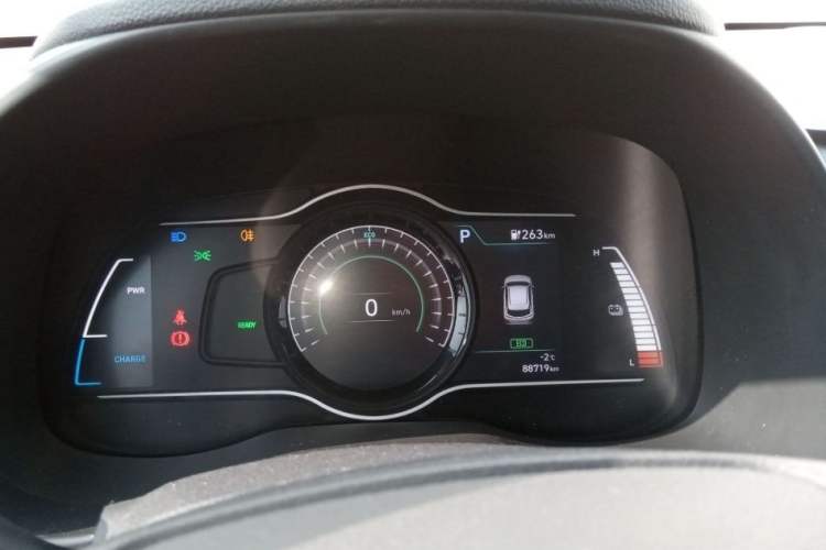 Used Hyundai ENCINO Electric 2020 GLS ZhiJie Edition Odometer Close Up