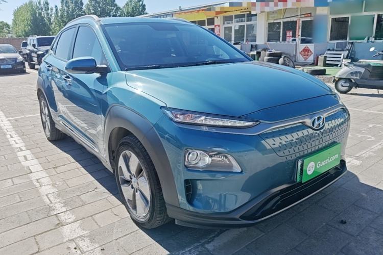 Used Hyundai ENCINO Electric 2020 GLS ZhiJie Edition Front Right 45 Deg
