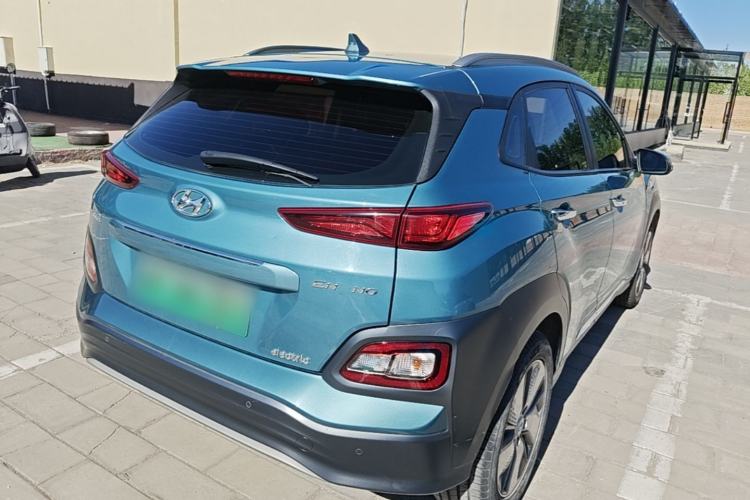 Used Hyundai ENCINO Electric 2020 GLS ZhiJie Edition Rear Right 45 Deg