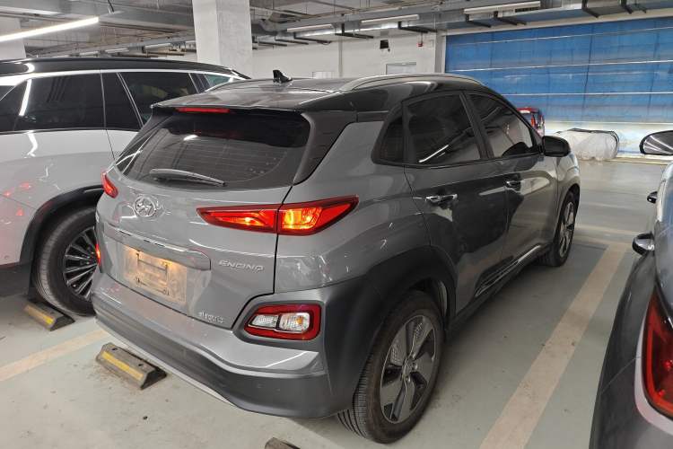 Used Hyundai ENCINO Electric 2020 GLS ZhiJie Edition Rear Right 45 Deg