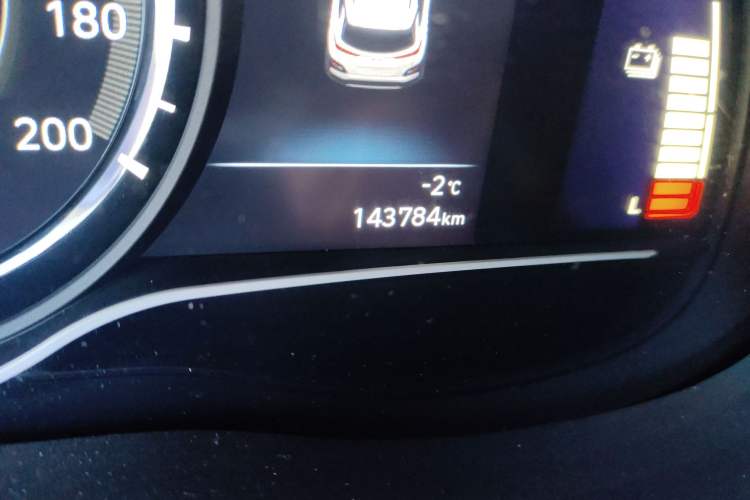 Used Hyundai ENCINO Electric 2020 TOP Enjoyment Edition Odometer Close Up