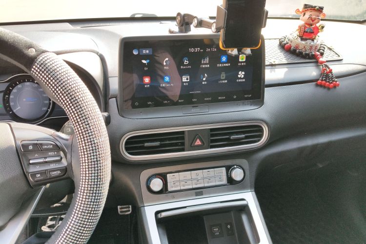 Used Hyundai ENCINO Electric 2020 GLS ZhiJie Edition Audio And AC Panel