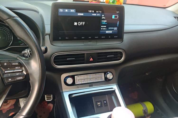 Used Hyundai ENCINO Electric 2020 GLS ZhiJie Edition Audio And AC Panel