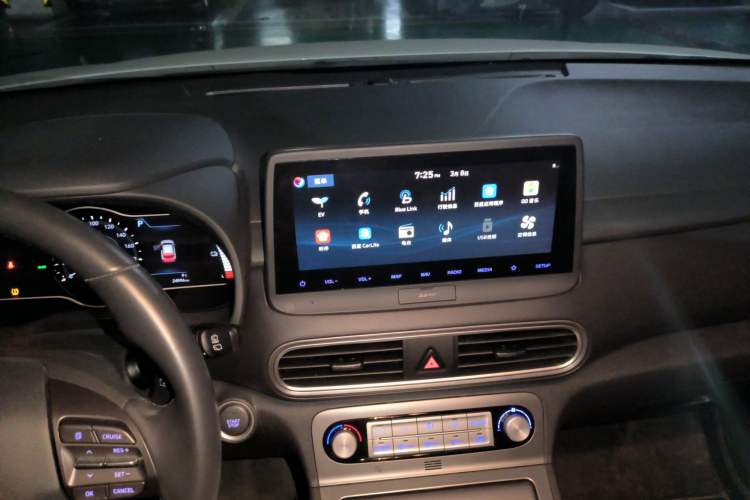 Used Hyundai ENCINO Electric 2020 GLS ZhiJie Edition Audio And AC Panel