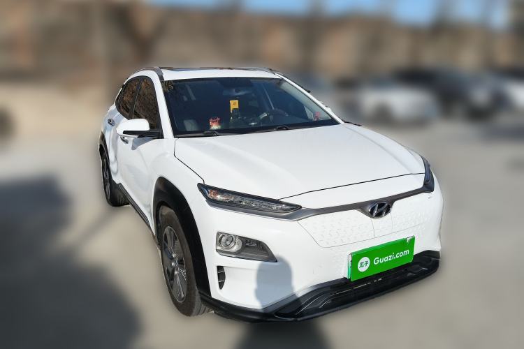 Used Hyundai ENCINO Electric 2020 GLS ZhiJie Edition Front Right 45 Deg